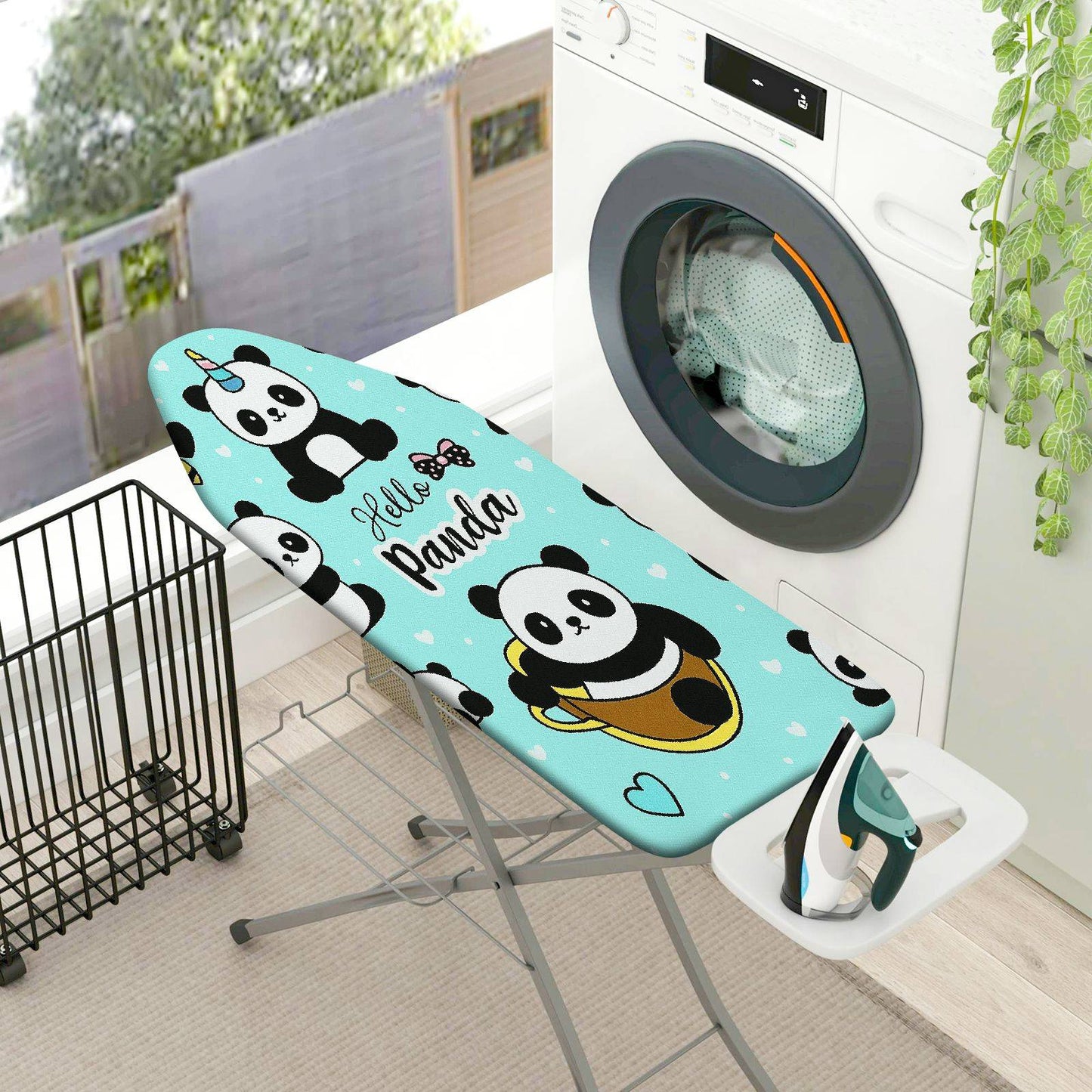 1-Piece Panda  Cute  Ironing Board Cover, Universal Size, Without Board