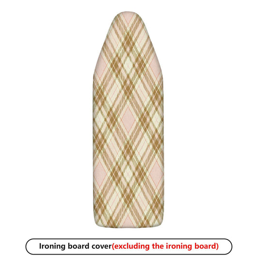 1-Piece Plaid Checkered Vintage  Ironing Board Cover, Universal Size, Without Board