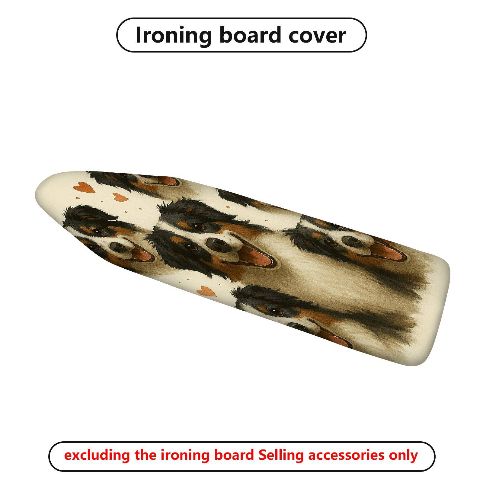 1-Piece Dog Heart Cute  Ironing Board Cover, Universal Size, Without Board