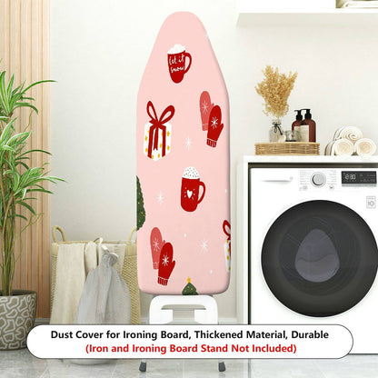 1-Piece Christmas Mug Gift Snowflake  Ironing Board Cover, Universal Size, Without Board