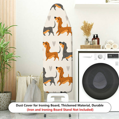 1-Piece Dog Heart Pattern Cute  Ironing Board Cover, Universal Size, Without Board