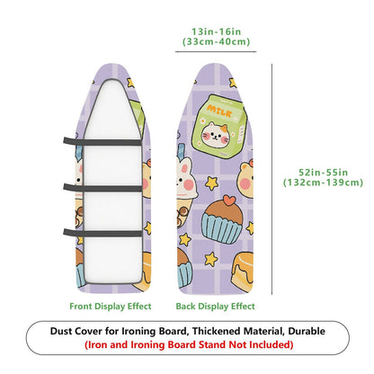 1-Piece Cute Animal Cupcake Star  Ironing Board Cover, Universal Size, Without Board