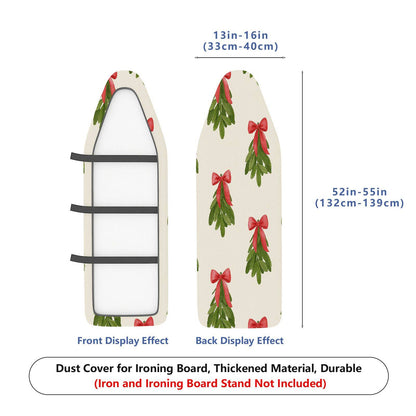 1-Piece Christmas Festive Mistletoe  Ironing Board Cover, Universal Size, Without Board