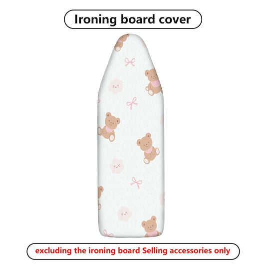 1-Piece Cute Teddy Bowknot Cloud  Ironing Board Cover, Universal Size, Without Board