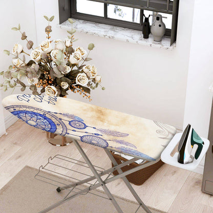 1-Piece Feather Dreamcatcher Beige  Ironing Board Cover, Universal Size, Without Board