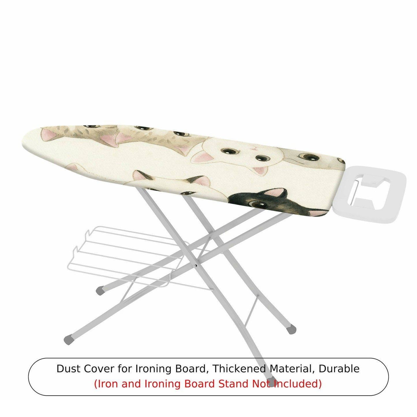 1-Piece Cat Cute Animal  Ironing Board Cover, Universal Size, Without Board