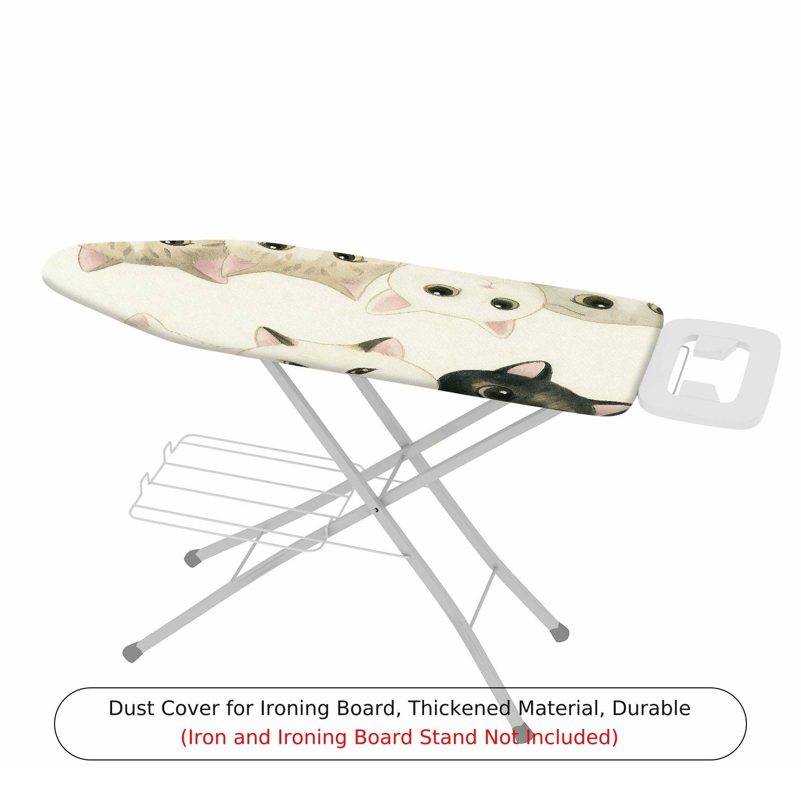 1-Piece Cat Cute Animal  Ironing Board Cover, Universal Size, Without Board