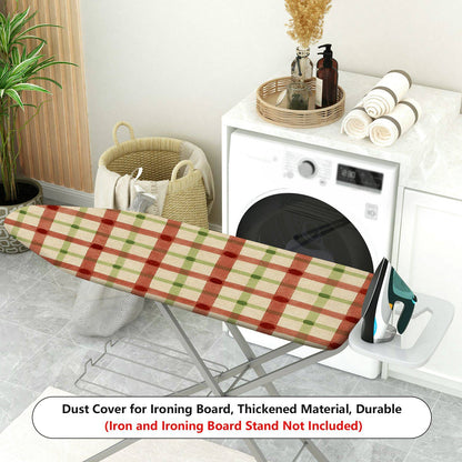 1-Piece Striped Plaid Crochet Patterned  Ironing Board Cover, Universal Size, Without Board