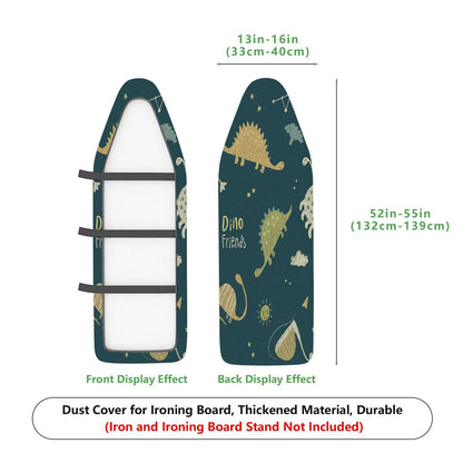 1-Piece Dinosaur  Fun  Ironing Board Cover, Universal Size, Without Board