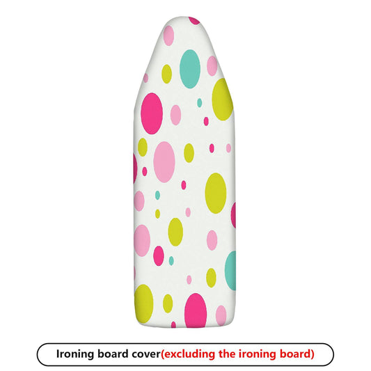 1-Piece Polka Dot Colorful Fun Pastel  Ironing Board Cover, Universal Size, Without Board