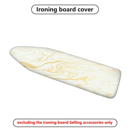 1-Piece Marble Pattern Light Beige Abstract  Ironing Board Cover, Universal Size, Without Board