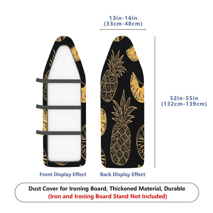 1-Piece Pineapple Tropical Fruit  Ironing Board Cover, Universal Size, Without Board