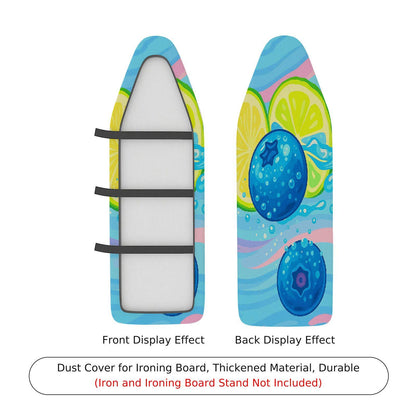 1-Piece Lemon Fruit Fresh  Ironing Board Cover, Universal Size, Without Board