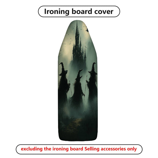 1-Piece Witch Castle Gothic  Ironing Board Cover, Universal Size, Without Board
