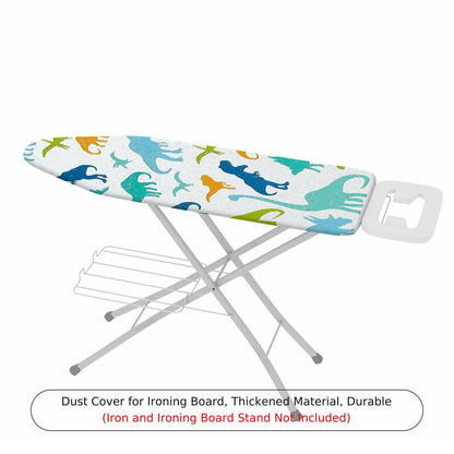 1-Piece Dinosaur Colorful Fun  Ironing Board Cover, Universal Size, Without Board