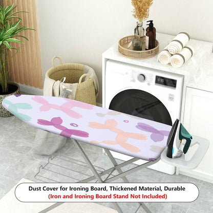 1-Piece Balloon Dog Pastel Cute  Ironing Board Cover, Universal Size, Without Board