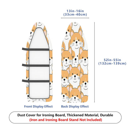 1-Piece Cute Dog  Animal  Ironing Board Cover, Universal Size, Without Board