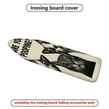 1-Piece Funny Cats Humor  Ironing Board Cover, Universal Size, Without Board