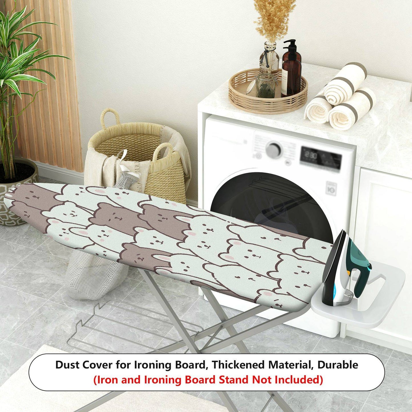 1-Piece Bear  Pattern Cute  Ironing Board Cover, Universal Size, Without Board