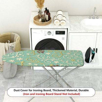 1-Piece Christmas Floral Berry  Ironing Board Cover, Universal Size, Without Board