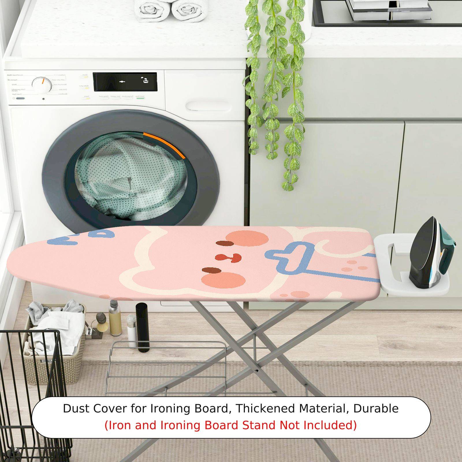 1-Piece Cute  Pink  Ironing Board Cover, Universal Size, Without Board