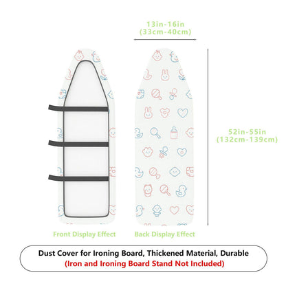 1-Piece Cute  Animal Heart  Ironing Board Cover, Universal Size, Without Board