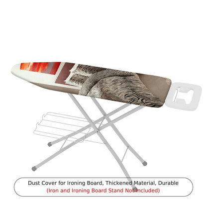 1-Piece Zebra Striped Pattern Animal Print Decorative  Ironing Board Cover, Universal Size, Without Board