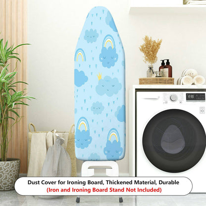 1-Piece Cloud Rainbow Cute  Ironing Board Cover, Universal Size, Without Board