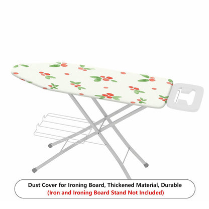 1-Piece Christmas Cherry Floral  Ironing Board Cover, Universal Size, Without Board