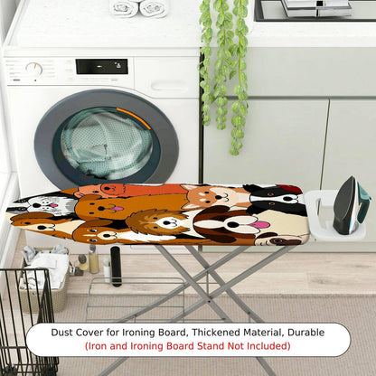 1-Piece Dogs Cute  Ironing Board Cover, Universal Size, Without Board