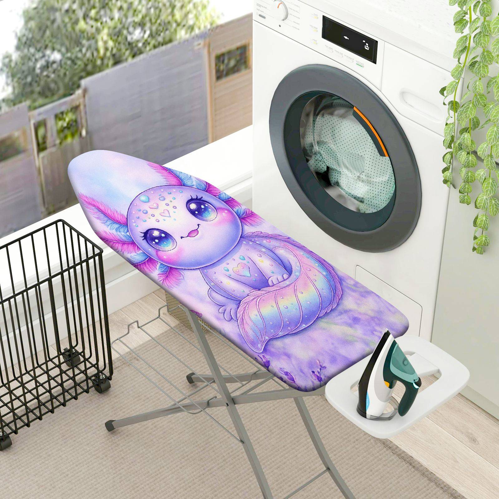 1-Piece Fantasy Cute Colorful  Ironing Board Cover, Universal Size, Without Board