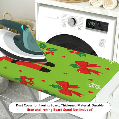 1-Piece Christmas Santa Claus Bowknot  Ironing Board Cover, Universal Size, Without Board