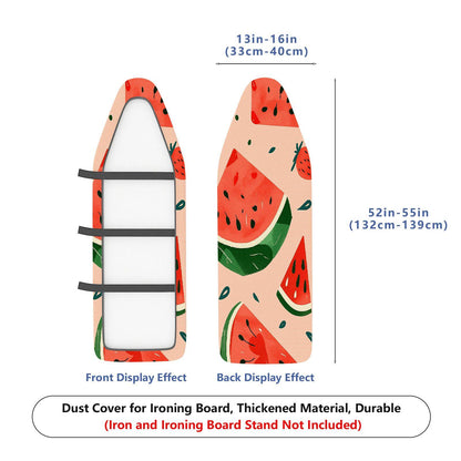 1-Piece Watermelon Strawberry Fruits  Ironing Board Cover, Universal Size, Without Board