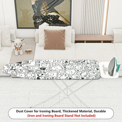 1-Piece Fun Doodle  Ironing Board Cover, Universal Size, Without Board