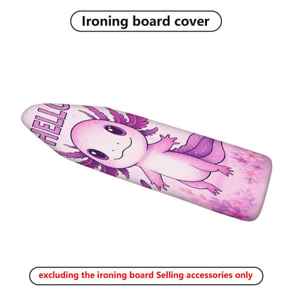1-Piece Cute  Pink Axolotl  Ironing Board Cover, Universal Size, Without Board