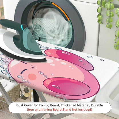 1-Piece Bubbles Cute Pink  Ironing Board Cover, Universal Size, Without Board