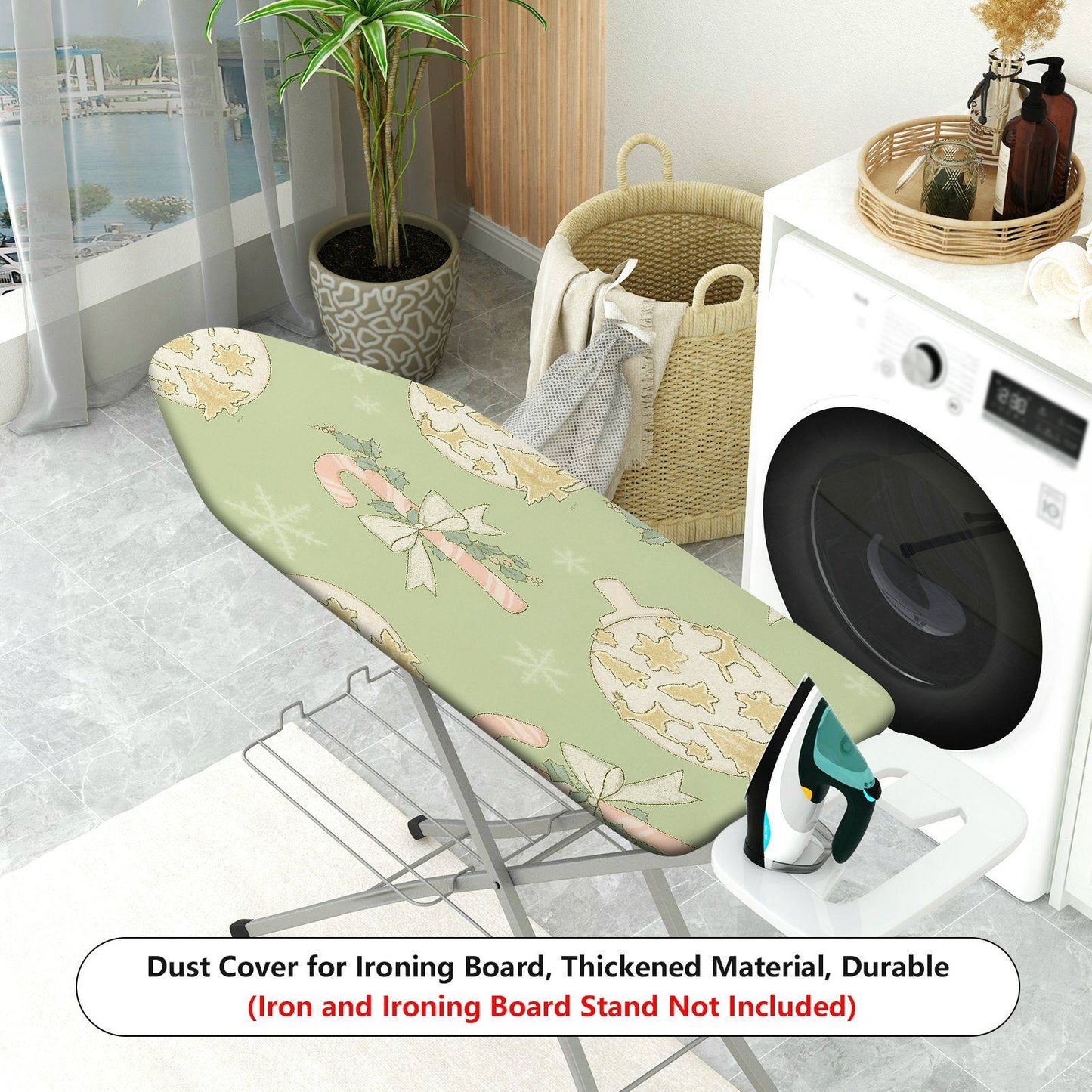 1-Piece Christmas Festive Holiday  Ironing Board Cover, Universal Size, Without Board