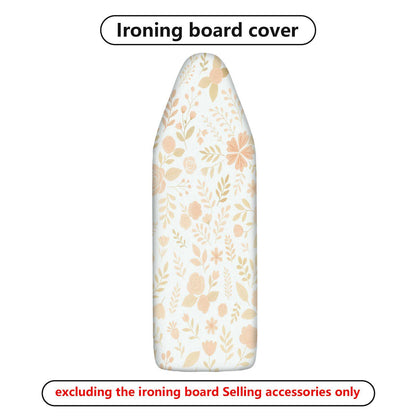 1-Piece Floral Pattern Beige Print  Ironing Board Cover, Universal Size, Without Board