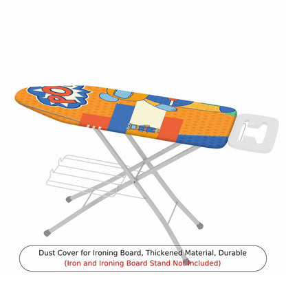 1-Piece Robot Fun  Ironing Board Cover, Universal Size, Without Board