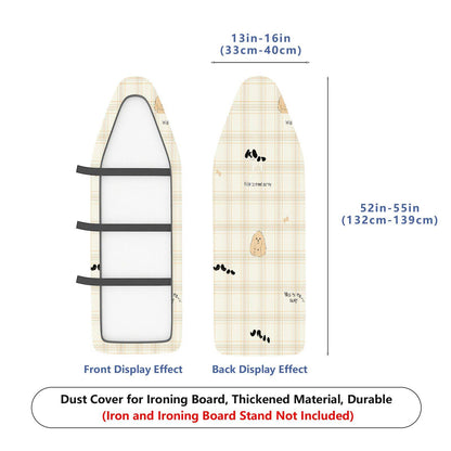 1-Piece Plaid Cute  Ironing Board Cover, Universal Size, Without Board