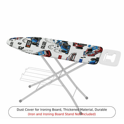 1-Piece Race Car Speedometer Fun  Ironing Board Cover, Universal Size, Without Board