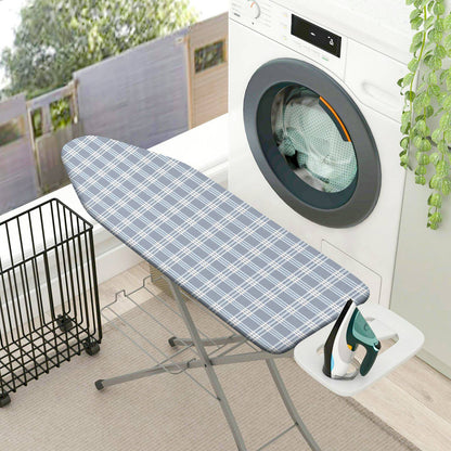 1-Piece Plaid Pattern Gray Color  Ironing Board Cover, Universal Size, Without Board