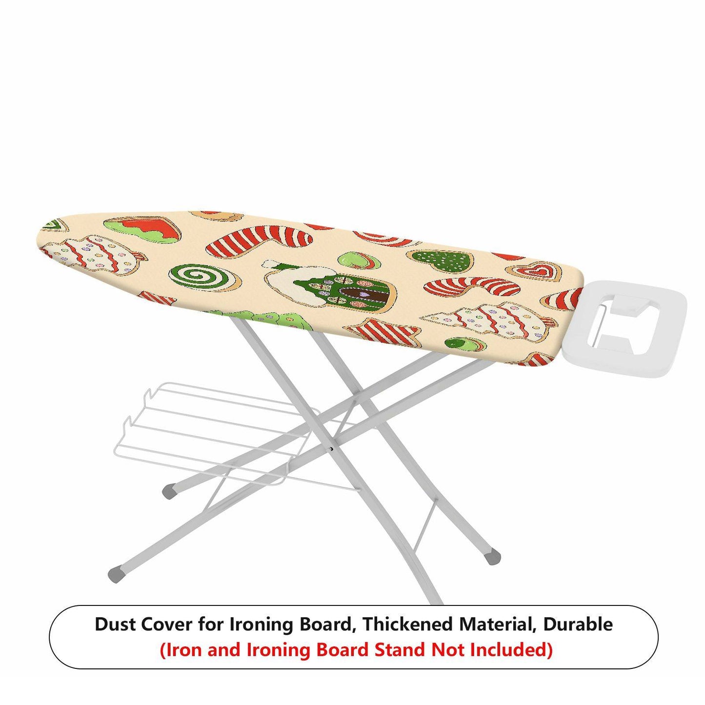 1-Piece Christmas Candy House Tree  Ironing Board Cover, Universal Size, Without Board
