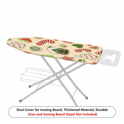 1-Piece Christmas Candy House Tree  Ironing Board Cover, Universal Size, Without Board