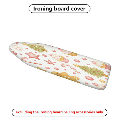 1-Piece Christmas Tree Gingerbread Candy  Ironing Board Cover, Universal Size, Without Board