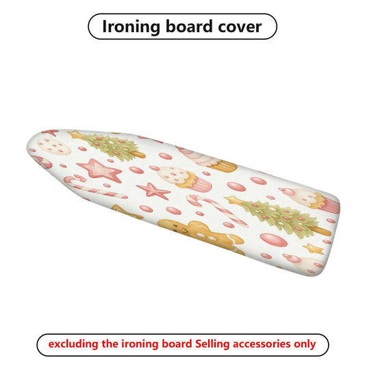 1-Piece Christmas Tree Gingerbread Candy  Ironing Board Cover, Universal Size, Without Board