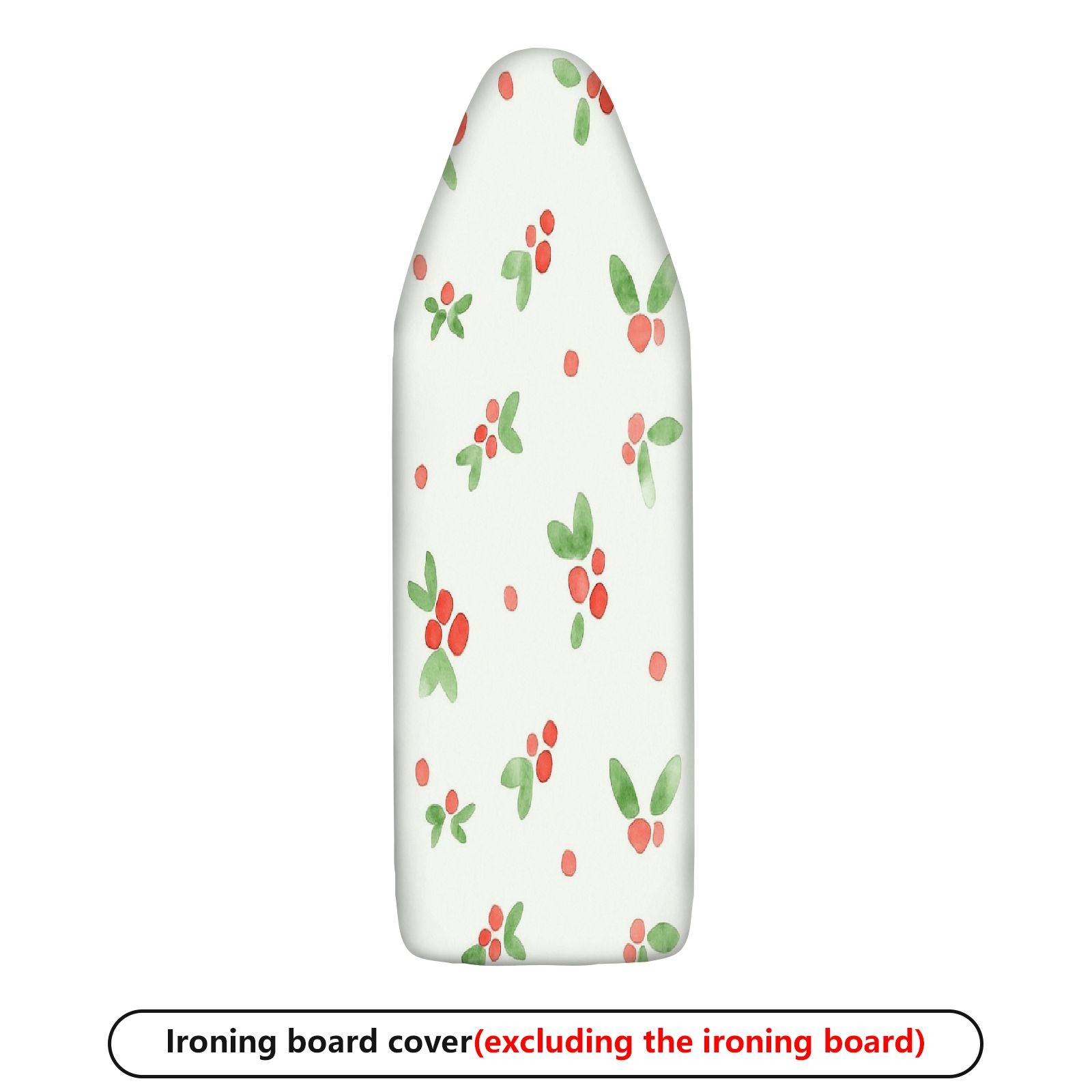 1-Piece Christmas Cherry Floral  Ironing Board Cover, Universal Size, Without Board
