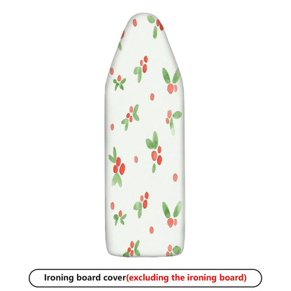 1-Piece Christmas Cherry Floral  Ironing Board Cover, Universal Size, Without Board
