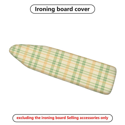 1-Piece Checkered Plaid Pattern Green  Ironing Board Cover, Universal Size, Without Board