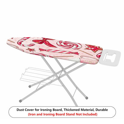 1-Piece Candy Christmas Ribbon  Ironing Board Cover, Universal Size, Without Board